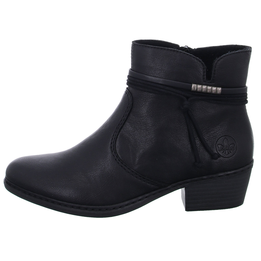 Rieker Schlupf-/Reißverschlußstiefelette Warmfutter ab 35mm Absatz - SchuhEggers.de