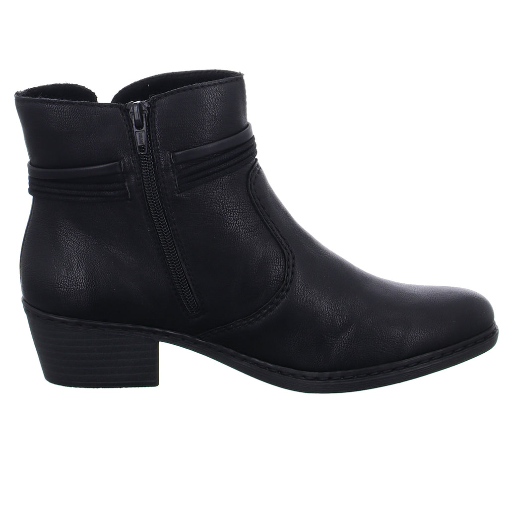 Rieker Schlupf-/Reißverschlußstiefelette Warmfutter ab 35mm Absatz - SchuhEggers.de