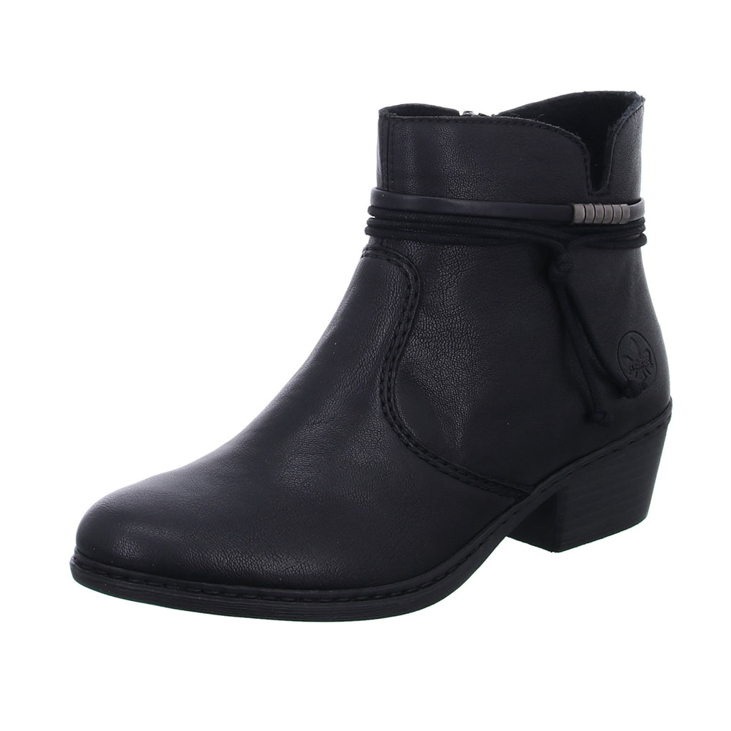 Rieker Schlupf-/Reißverschlußstiefelette Warmfutter ab 35mm Absatz - SchuhEggers.de