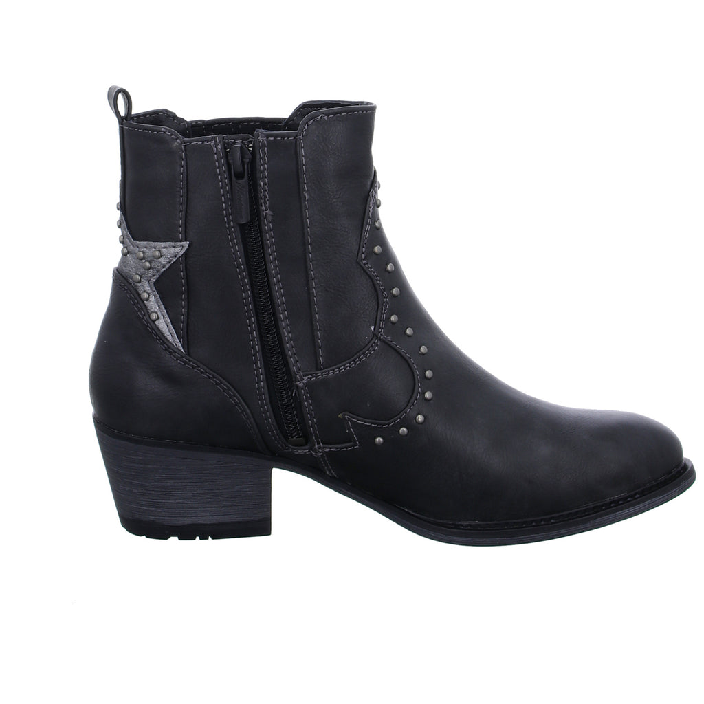 MUSTANG Schlupf-/Reißverschlußstiefelette Warmfutter ab 35mm Absatz - SchuhEggers.de