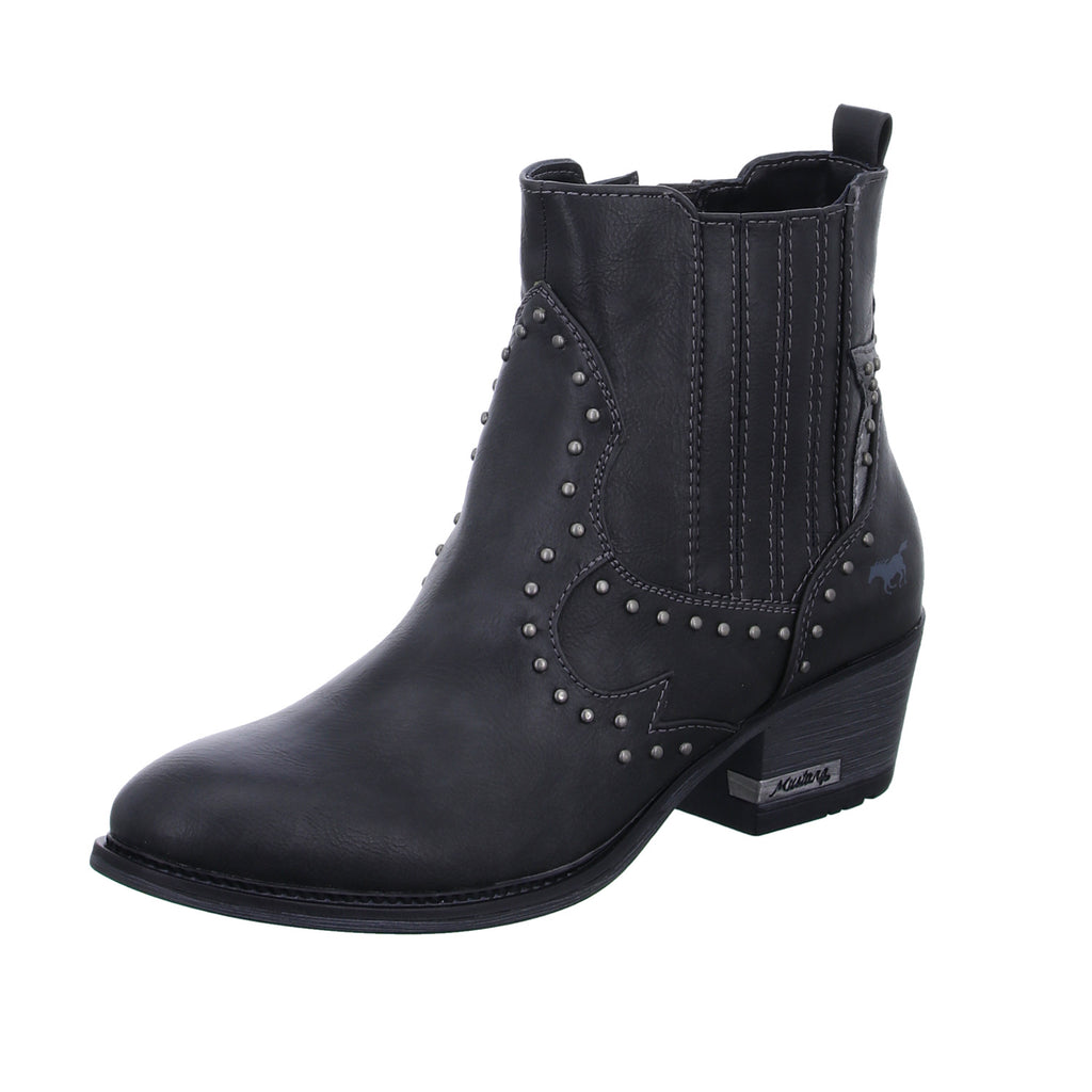 MUSTANG Schlupf-/Reißverschlußstiefelette Warmfutter ab 35mm Absatz - SchuhEggers.de