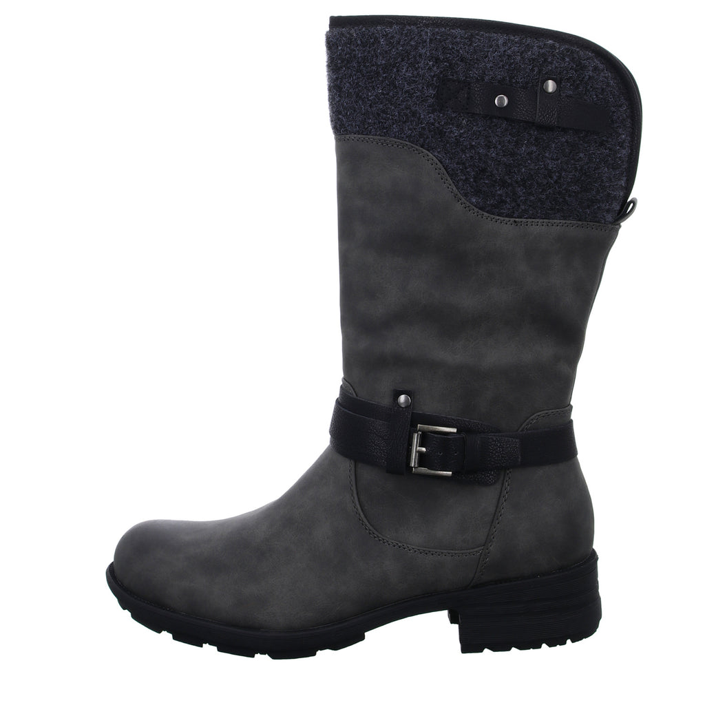 Alyssa Schlupf-/Reißverschlußstiefelette Warmfutter bis 35mm Absatz (casual) - SchuhEggers.de