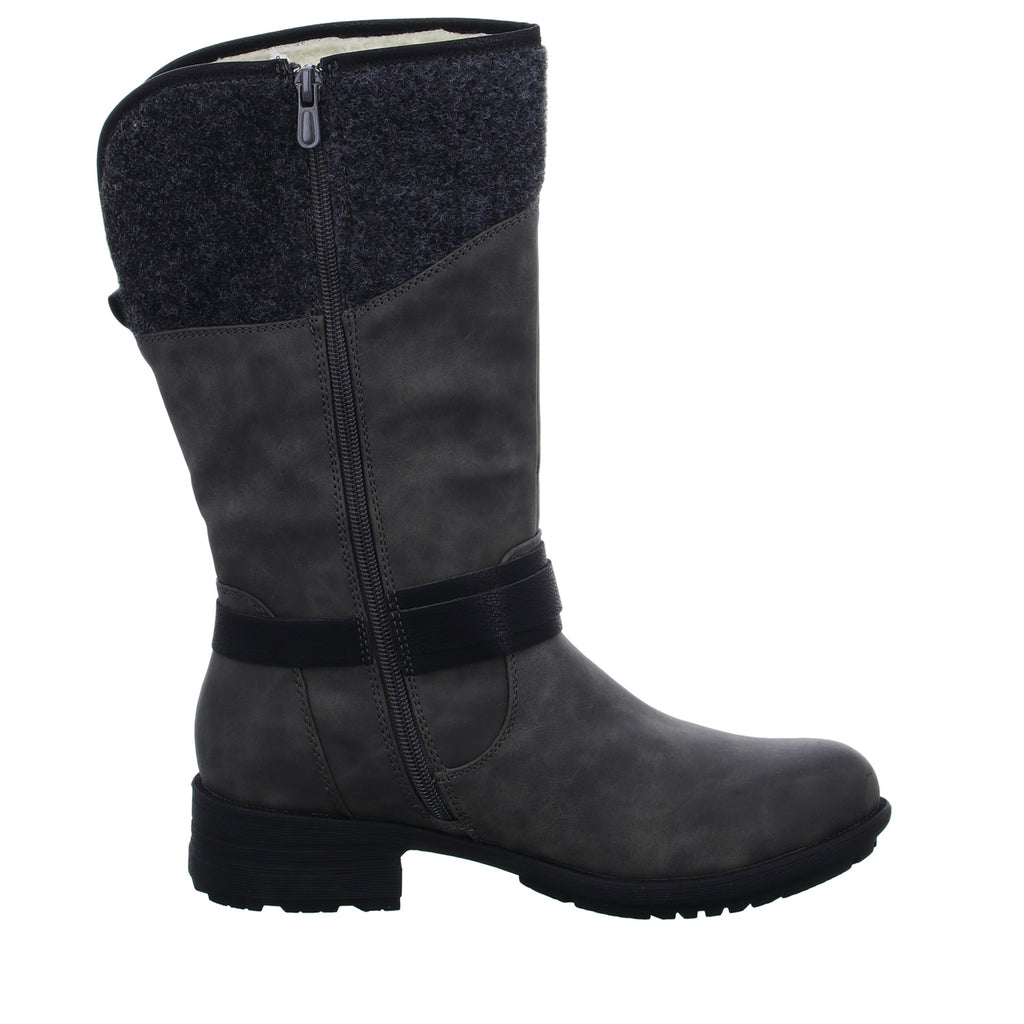 Alyssa Schlupf-/Reißverschlußstiefelette Warmfutter bis 35mm Absatz (casual) - SchuhEggers.de