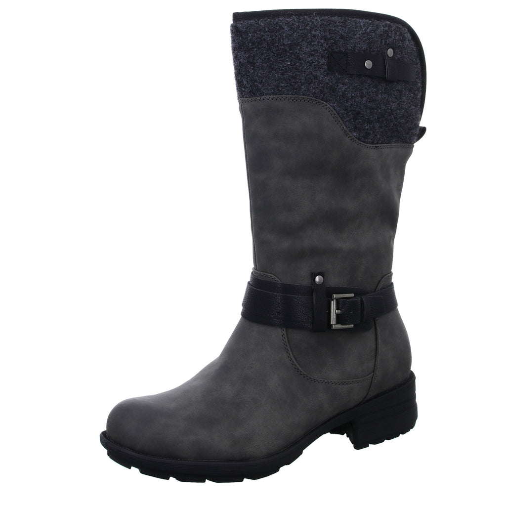 Alyssa Schlupf-/Reißverschlußstiefelette Warmfutter bis 35mm Absatz (casual) - SchuhEggers.de